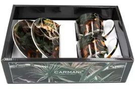 kpl-2-filizanek-exotic-mood-lemur-220ml-carmani-na-prezent-porcelana