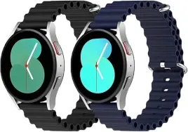 2xpasek-do-zegarka-samsung-galaxy-watch-5-4-3-silikon-czarny-niebieski-20mm