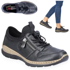 polbuty-damskie-skorzane-rieker-n32g0-czarne-sneakersy-sportowe-jesienne-39
