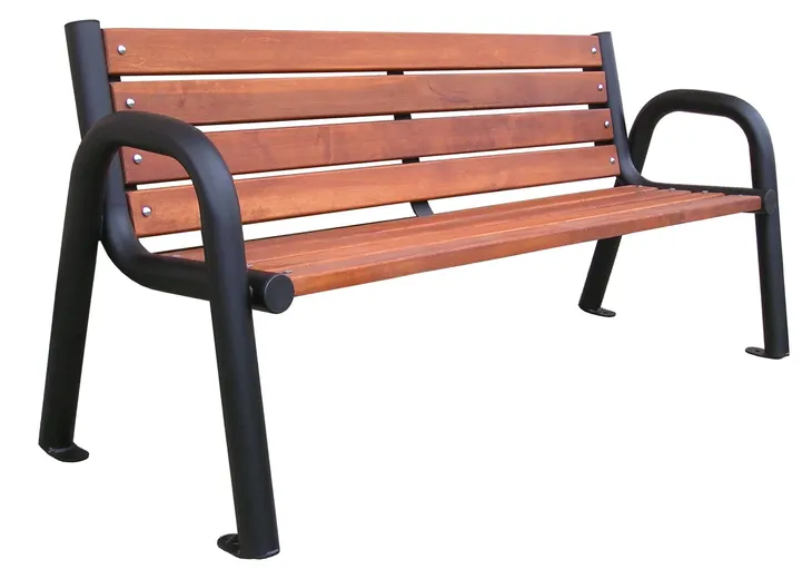 ŁAWKA parkowa ogrodowa FUTURE metalowa miejska nogi RURA nowoczesna 205cm