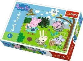 puzzle-30-swinka-peppa-lesna-wyprawa-trefl