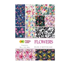 blok-z-motywami-flowers-a4-15k-80g-happy-color