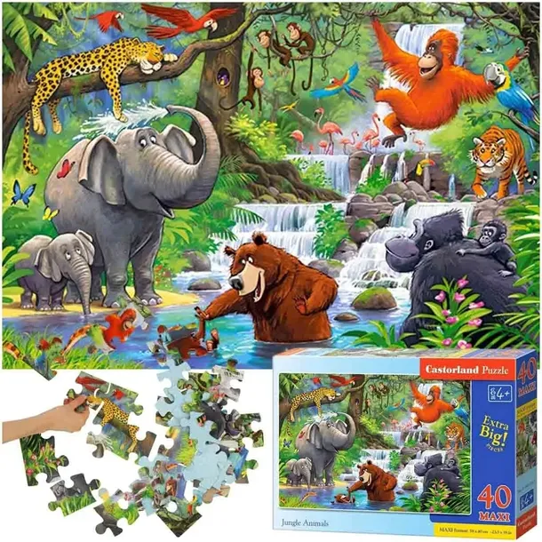 puzzle-40-maxi-jungle-animals-castor-kod-producenta-5904438040315