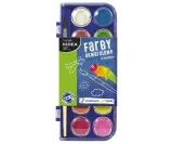 farby-akwarelowe-12-kolorow-kidea-stan-nowy