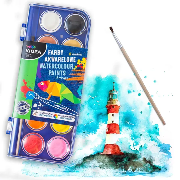 farby-akwarelowe-12-kolorow-kidea-rodzaj-farby-akwarelowe