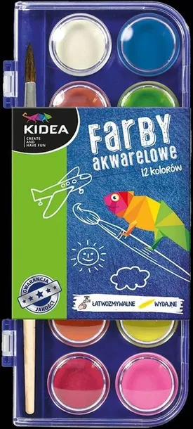 farby-akwarelowe-12-kolorow-kidea-kod-producenta-fa12kka
