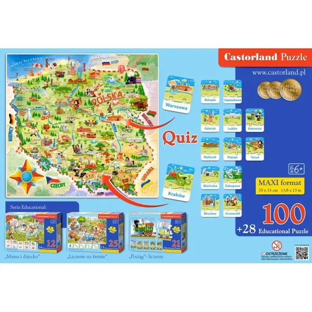 puzzle-100-28-mapa-polski-castor-kolekcja-puzzle