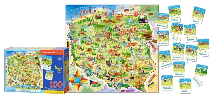 puzzle-100-28-mapa-polski-castor-liczba-elementow-100