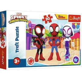 puzzle-30-przygody-spidey-a-i-przyjaciol-trefl