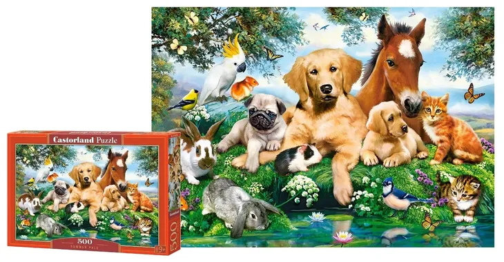 puzzle-500-summer-pals-castor-kolekcja-puzzle