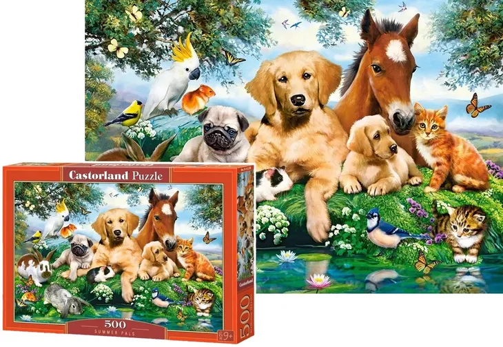 puzzle-500-summer-pals-castor-marka-castorland
