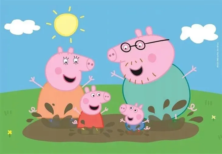 puzzle-2x20-super-kolor-peppa-pig-marka-clementoni