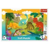 puzzle-ramkowe-15-dinozaury-trefl