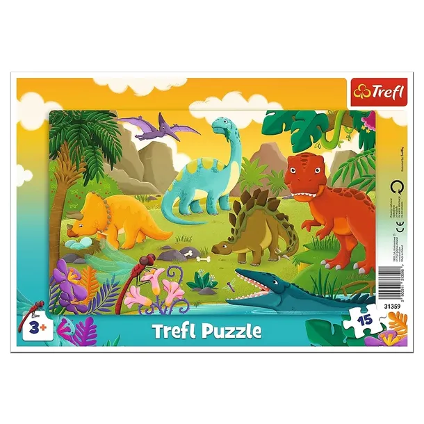 puzzle-ramkowe-15-dinozaury-trefl-kod-producenta-31359