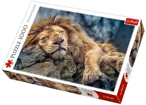 puzzle-1000-spiacy-lew-trefl-kolekcja-puzzle