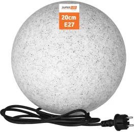 kula-ogrodowa-led-230v-e27-20-cm-kamienna-betonowa-z-przewodem-i-wtyczka