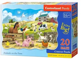 puzzle-20-maxi-animals-on-the-farm-castor