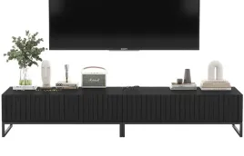 nowoczesna-szafka-rtv-glamour-rtv-stolik-ryflowane-fronty-czarny-mat-220-cm