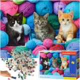 puzzle-300-kittens-in-yarn-store-castor-kolekcja-zwierzeta