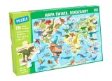 puzzle-70-elementow-mapa-swiata-dinozaury-kod-producenta-123