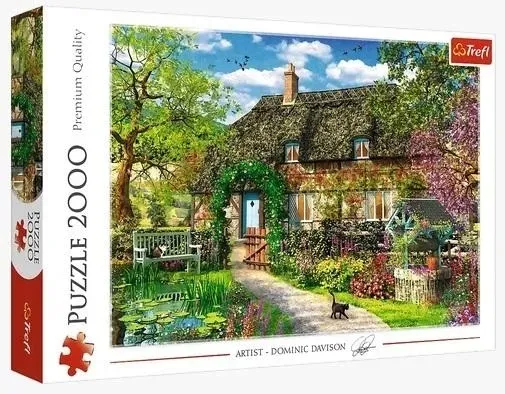 puzzle-2000-wiejska-chatka-trefl