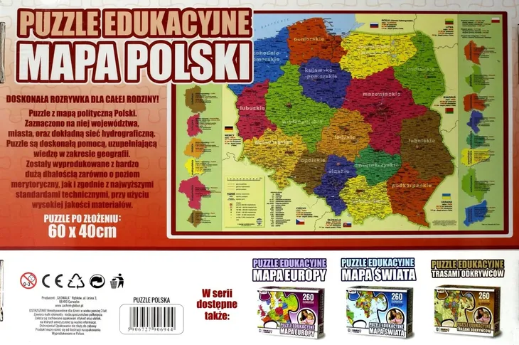 puzzle-260-edukacyjne-mapa-polski-kod-producenta-6944