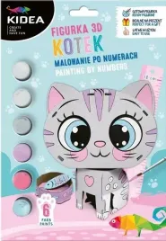 figurka-3d-malowanie-po-numerach-kotek-kidea