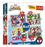puzzle-4w1-ekipa-spidey-a-trefl-stan-nowy