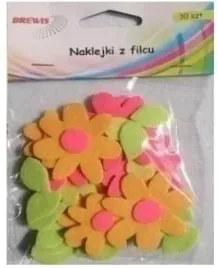naklejki-z-filcu-kwiaty-30szt