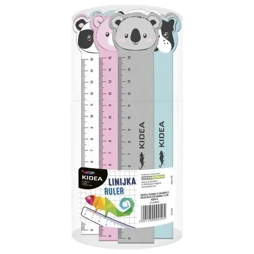 linijka-z-figurka-15cm-kidea-kolor-wielokolorowy