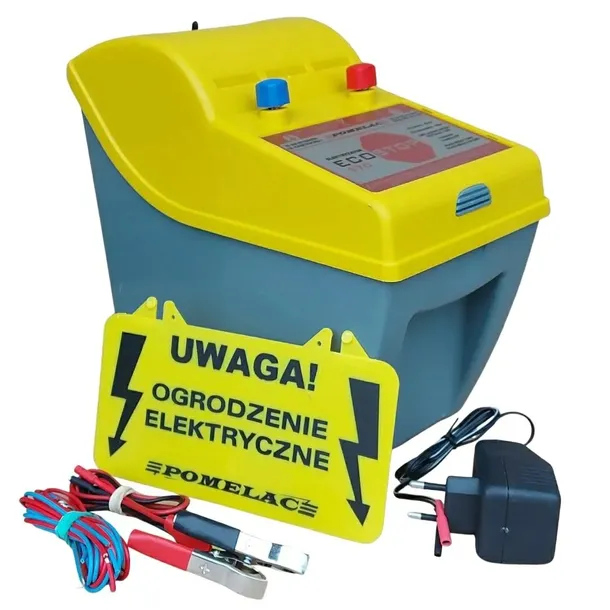 PASTUCH ELEKTRYCZNY ELEKTRYZATOR bateryjno-sieciowy ECOSTOP 0.4 BYDŁO KONIE