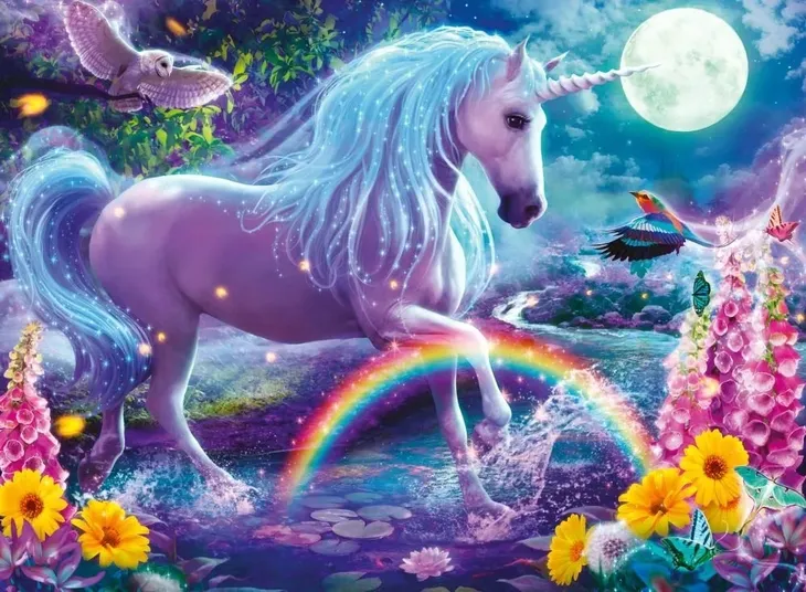 puzzle-100-brokatowy-jednorozec-kod-producenta-12980