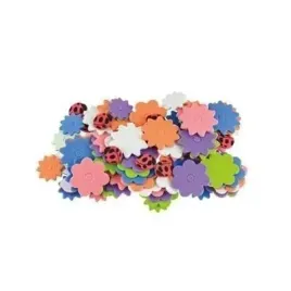 naklejki-z-pianki-kwiatki-88szt