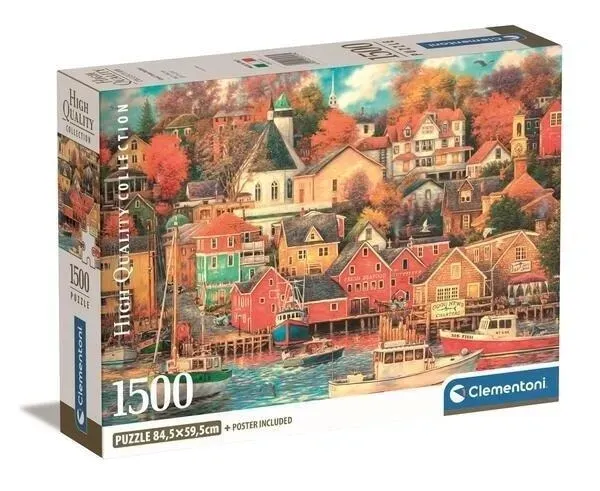puzzle-1500-compact-good-times-harbor-marka-clementoni