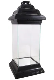 duzy-znicz-szklany-kapliczka-lampion-na-grob-czarny-bez-ozdob-39cm