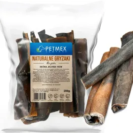 przysmak-naturalny-gryzak-dla-psa-suszona-skora-jelenia-15cm-petmex-200g