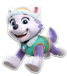 psi-patrol-everest-piankowa-dekoracja-naklejka