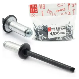 nity-zrywalne-czarne-48-x-8-mm-aluminiowo-stalowe-din-7337-ral-9005-100sz