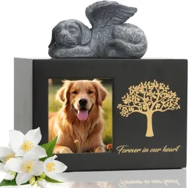 urna-drewniana-czarna-na-prochy-psa-z-posagiem-i-torba-pamiatkowa