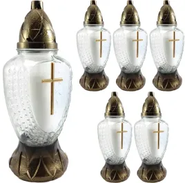 szklane-znicze-koralik-znicz-na-grob-z-krzyzem-lampion-zloty-zestaw-6szt