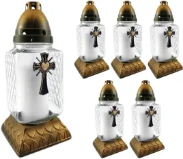 szklane-znicze-znicz-z-krzyzem-kwadrat-lampion-zloty-na-grob-zestaw-6szt