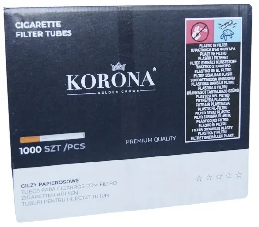 gilzy-korona-1000szt-waga-z-opakowaniem-0-2-kg