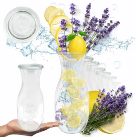 karafki-1062ml-weck-1l-wieka-szklo-12szt-do-wody-wina-soku