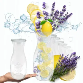 karafki-1062ml-weck-1l-12szt-do-wody-wina-soku-napoju-butelka