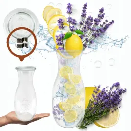 karafka-1062ml-weck-1l-zapinki-wieko-gumka-1szt-do-wody-wina-soku