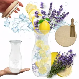 karafka-1062ml-weck-1l-drewniane-wieko-1szt-miarka-butelka