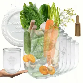 sloiki-weck-1062ml-1l-tulip-maka-ryz-makaron-plastikowe-wieka-miarka-6szt