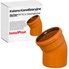 kolano-kanalizacyjne-pcv-zewnetrzne-110-mm-30-stopni-pvc-pomaranczowe-mocne