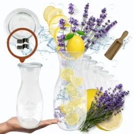 karafki-1062ml-weck-1l-miara-spinki-wieko-gumka-12szt-do-wody-wina-soku