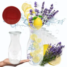 karafki-1062ml-weck-1l-szczelne-silikonowe-wieka-12szt-butelka
